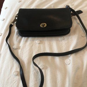 Vintage Black Coach Bag